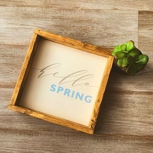Spring sign